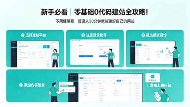 新手必看｜零基础0代码建站全攻略！不用懂编程，普通人30分钟就能建好自己的网站